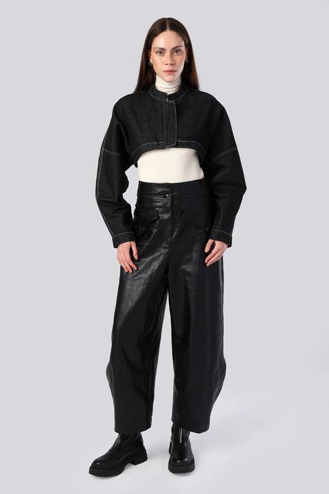 The Raw Cut Denim Statement Jacket