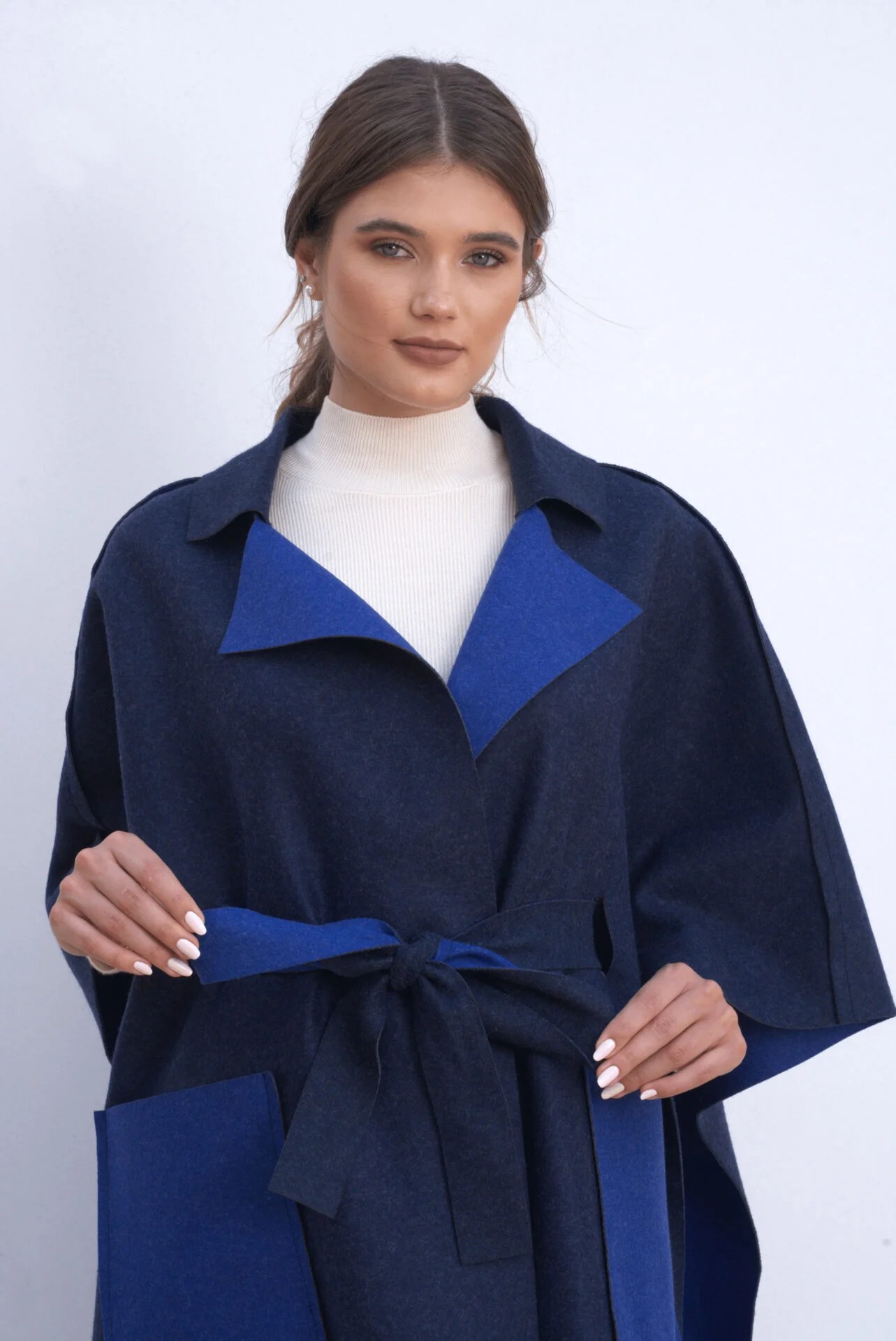 The Royalty Doubled Faced Felt Cape