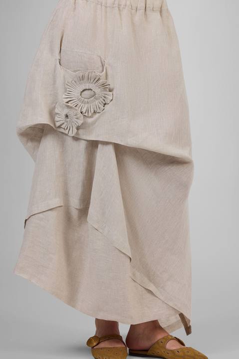 Asymmetric Bloom Skirt