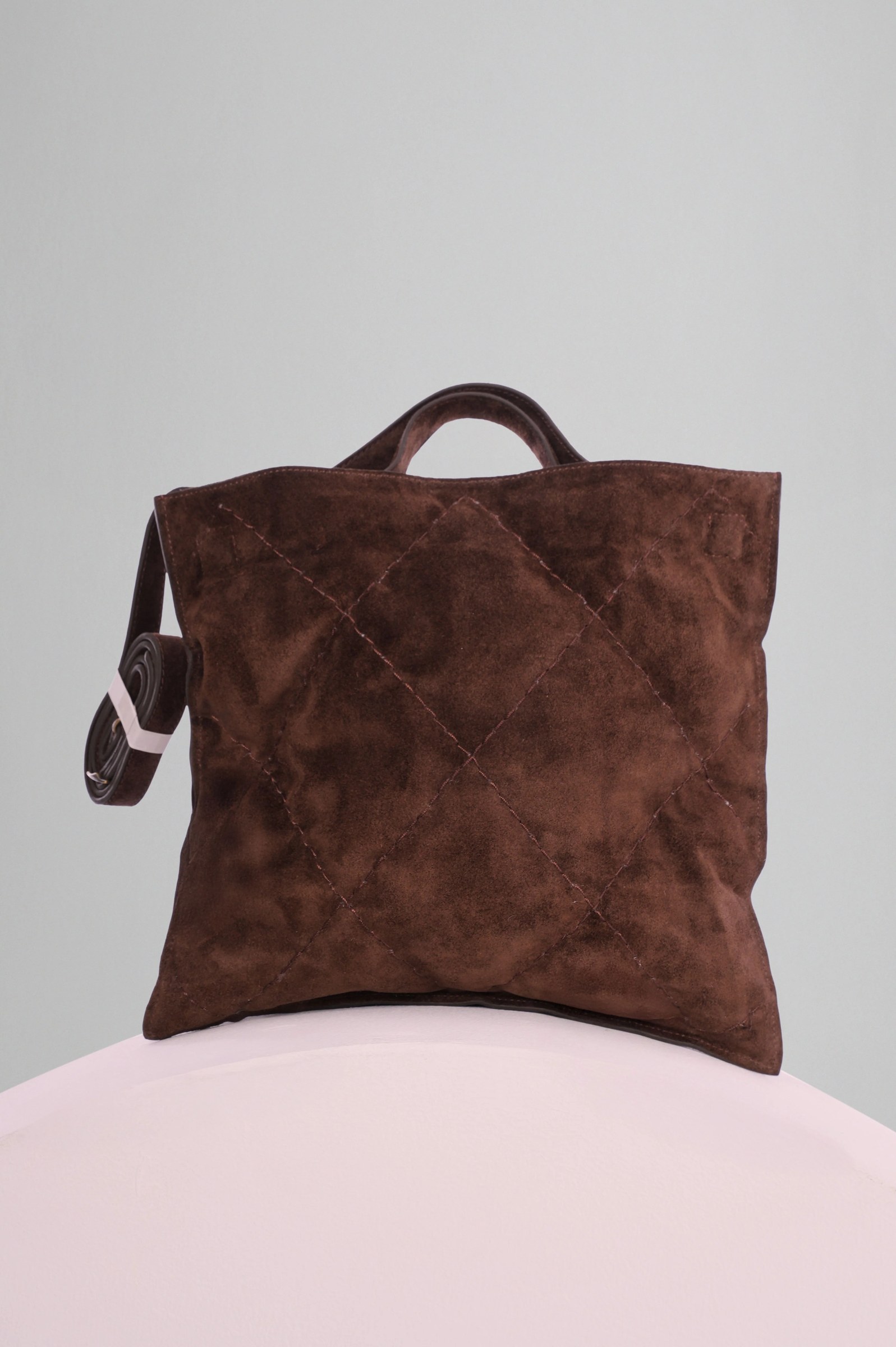 Chamois Quilted Soft Square Tote