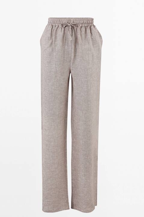 Drawstring Linen Trousers.