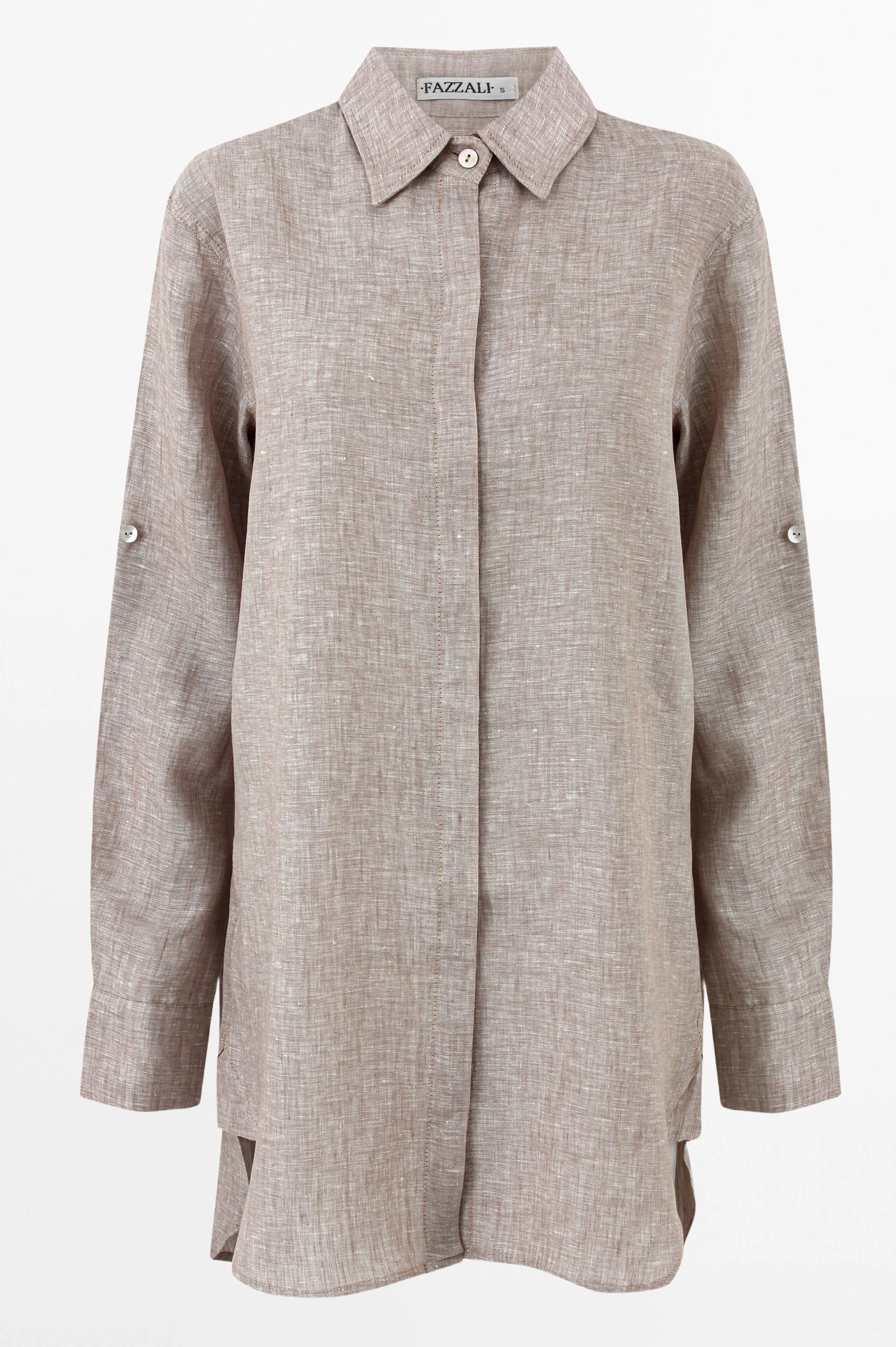 A-Line Linen Shirt.
