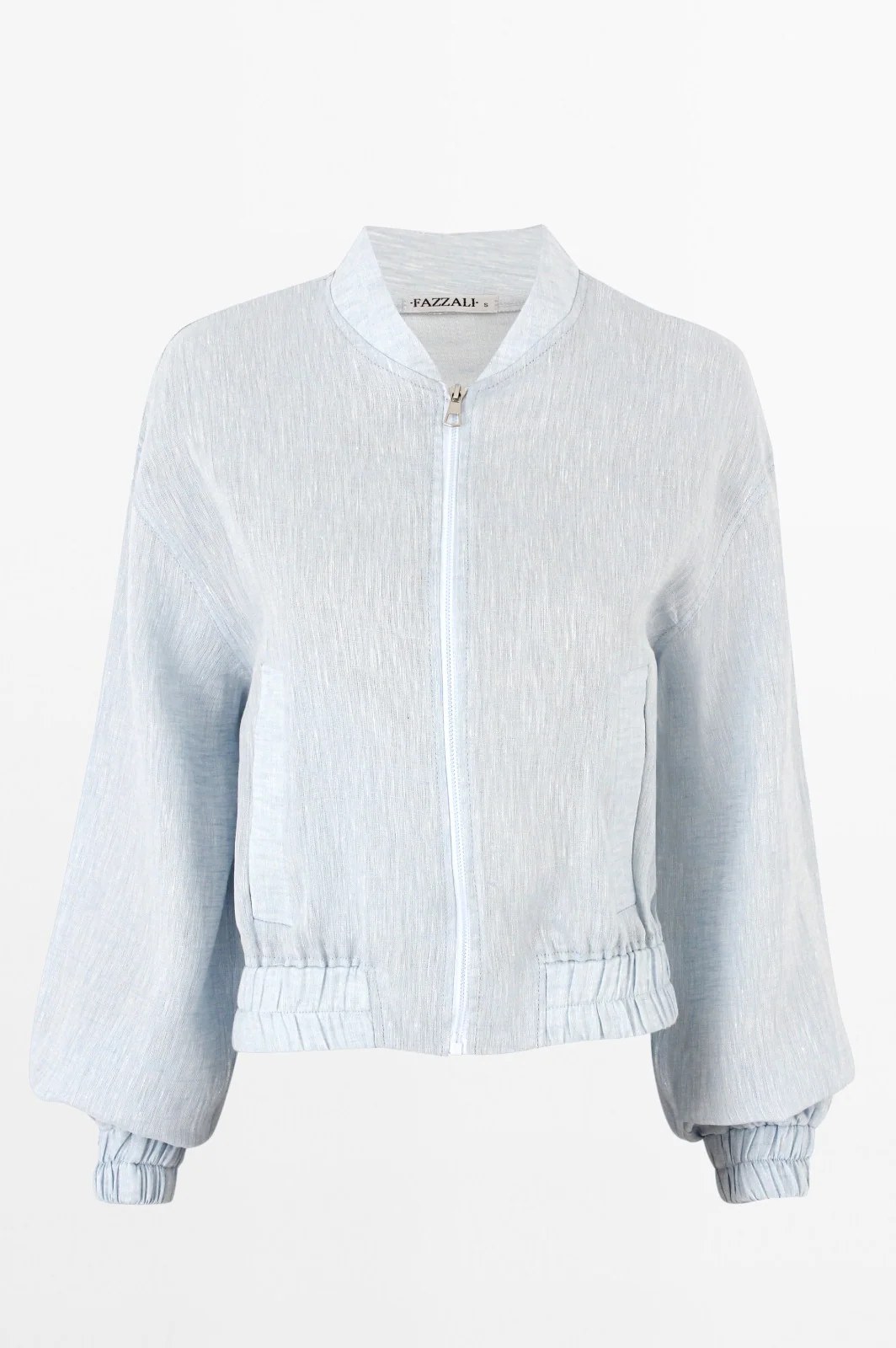 Linen Bomber Jacket.