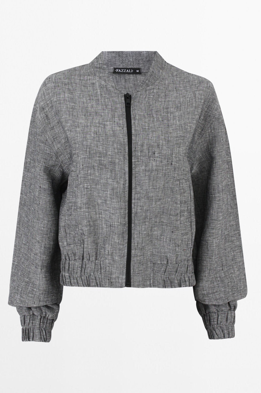 Linen Bomber Jacket.