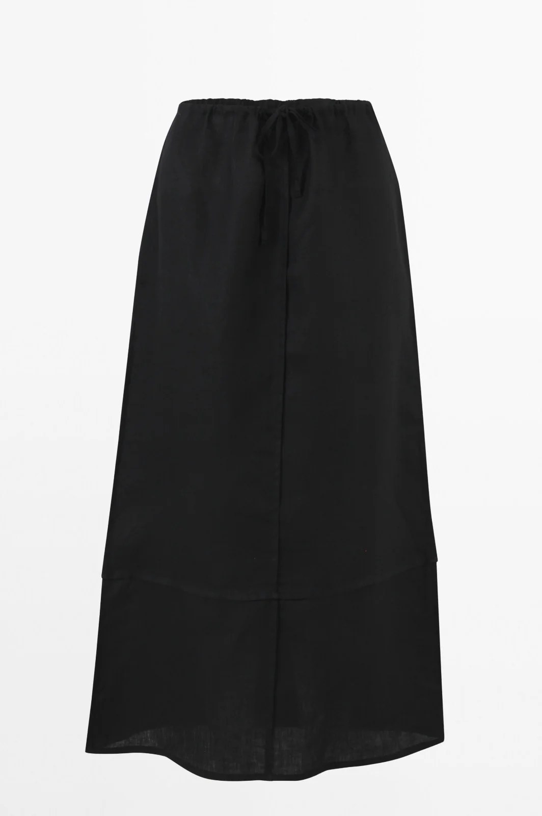 Linen Draw-string Skirt.