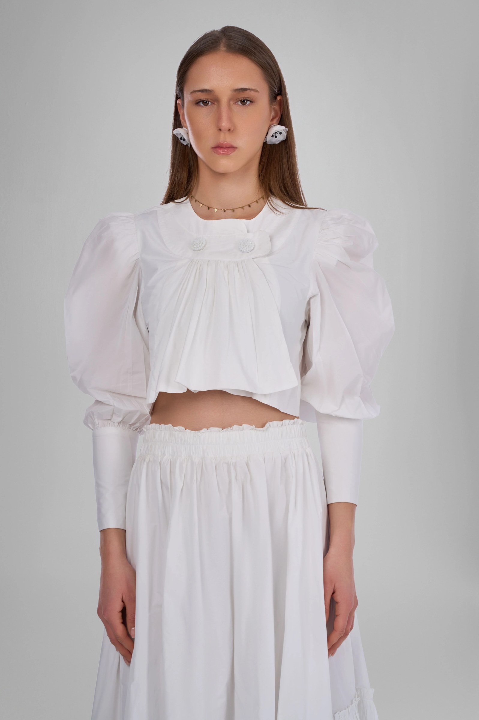 The Bloom Voluminous Cropped Top