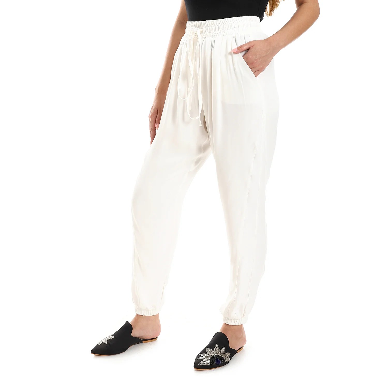 Satin Jogger Pants