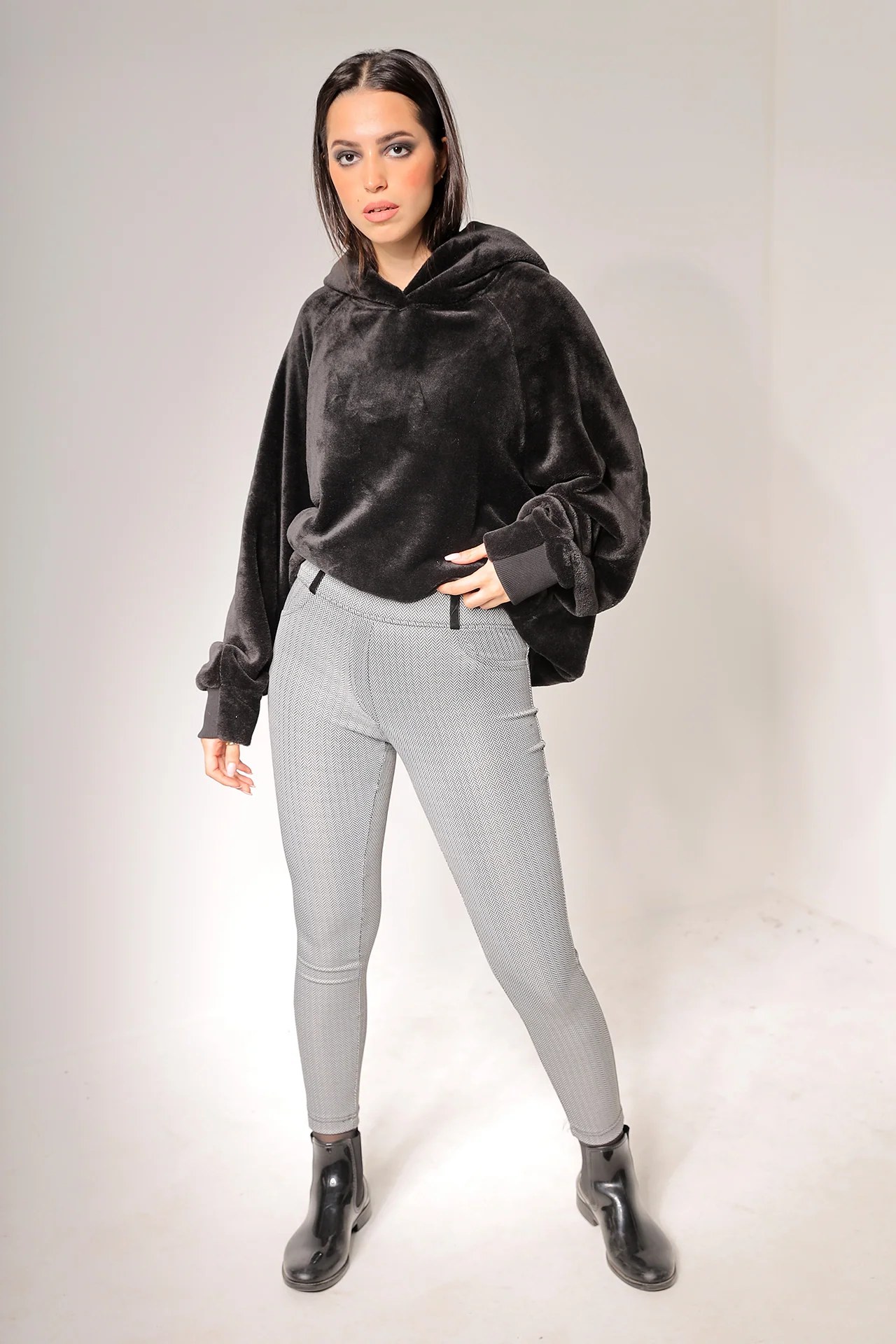 Black & White Cotton Leggings