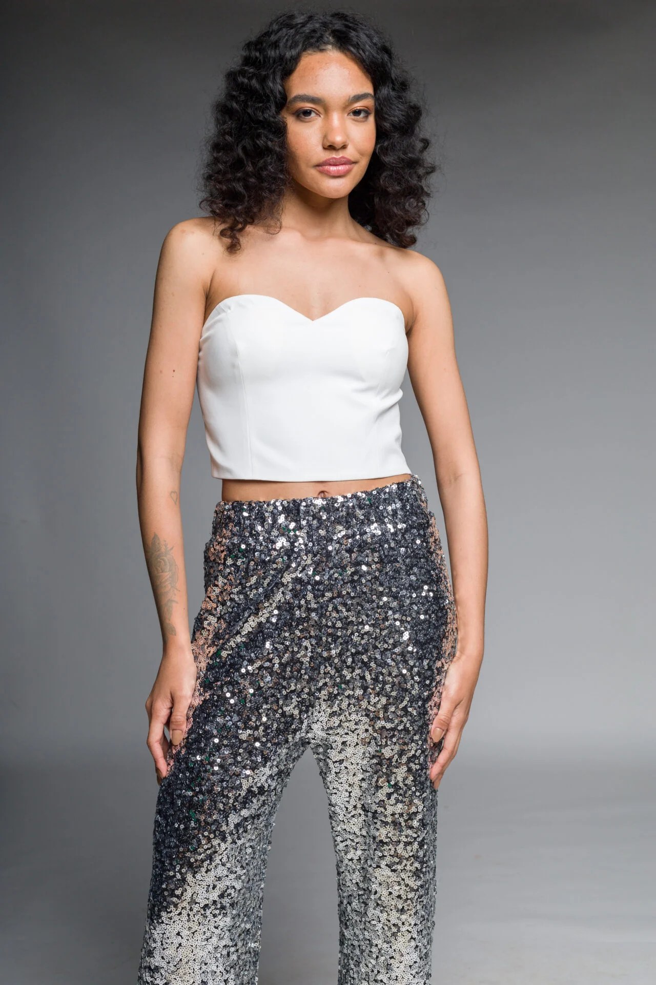 Satin Crop Top