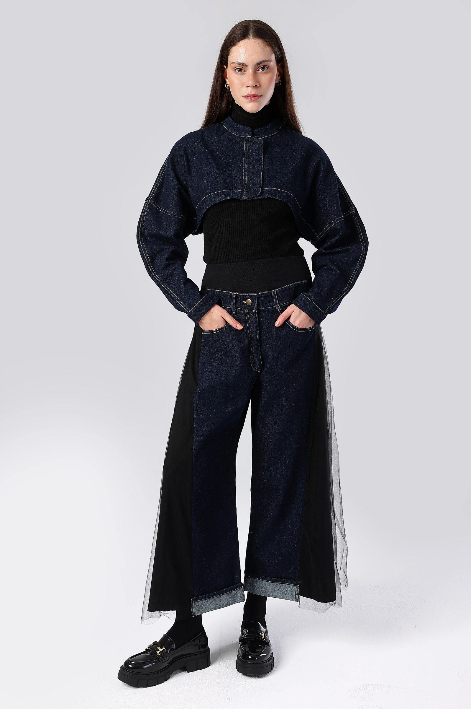 The Rebel Veil Wide-Leg Denim