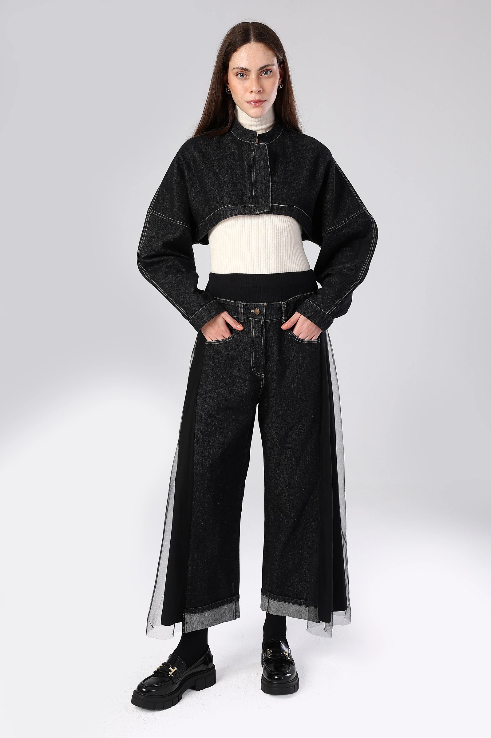 The Rebel Veil Wide-Leg Denim