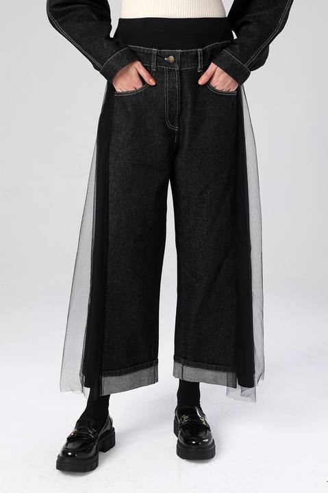 The Rebel Veil Wide-Leg Denim