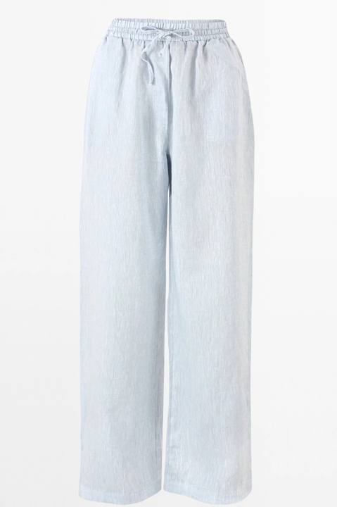 Drawstring Linen Trousers.