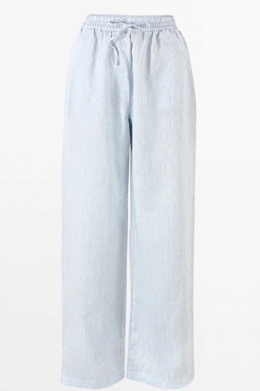 Drawstring Linen Trousers.