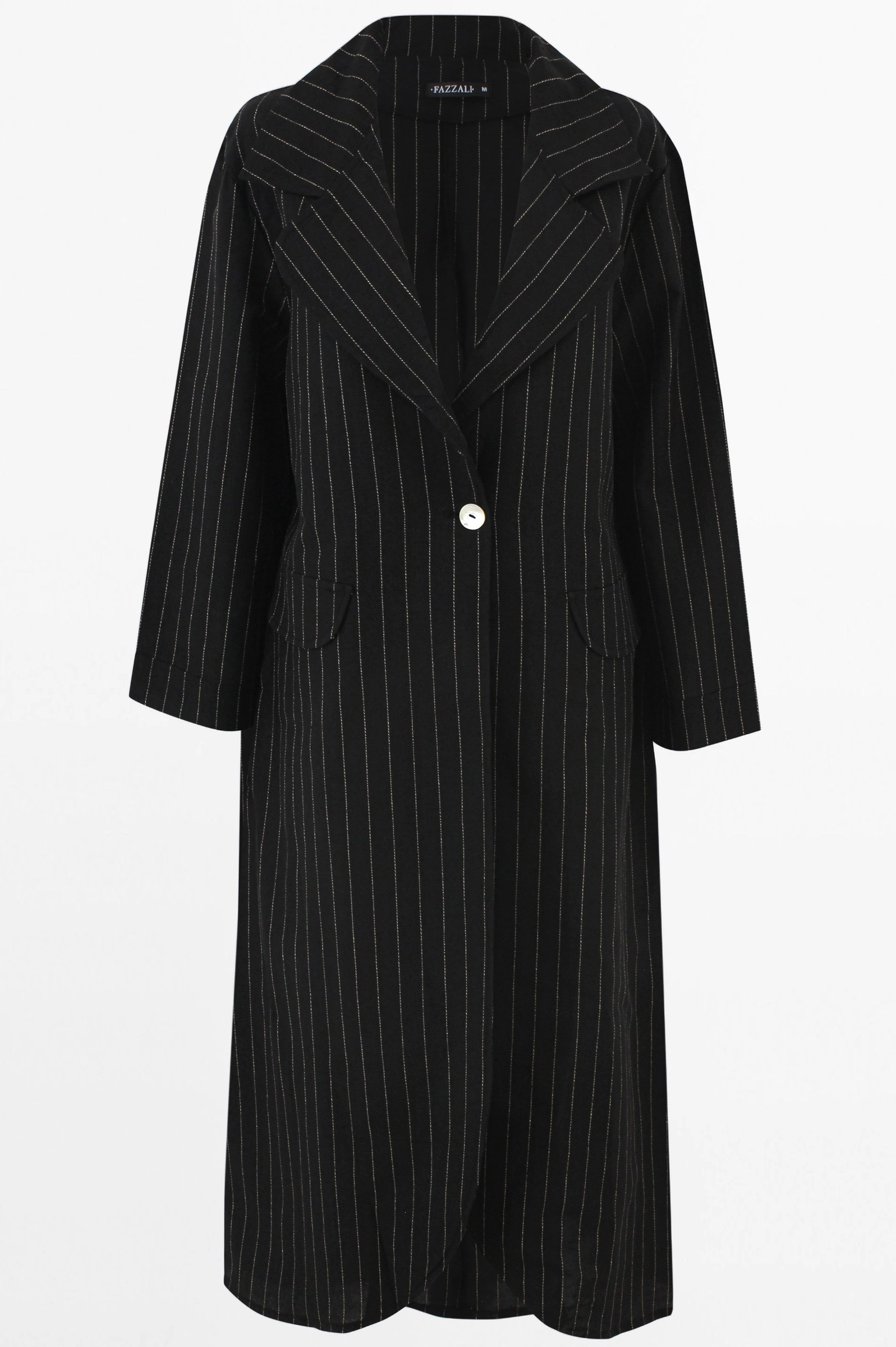 Flowy Long Linen Blazer.