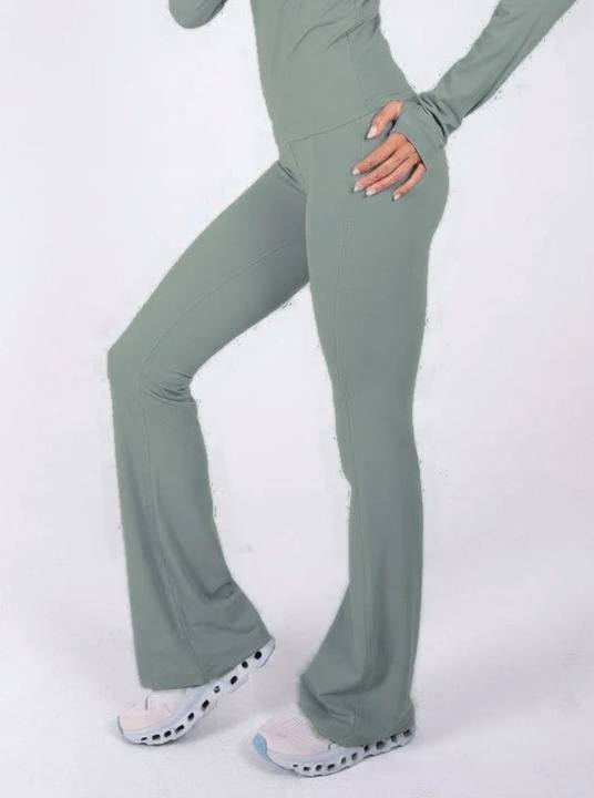 Ultra Soft Apex Flared Pants - Olive Green