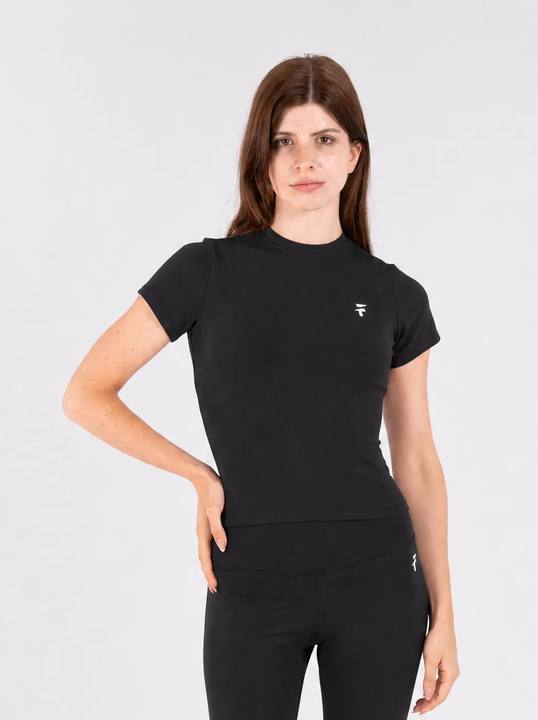 Ultra Soft Essential Longline Top - Black