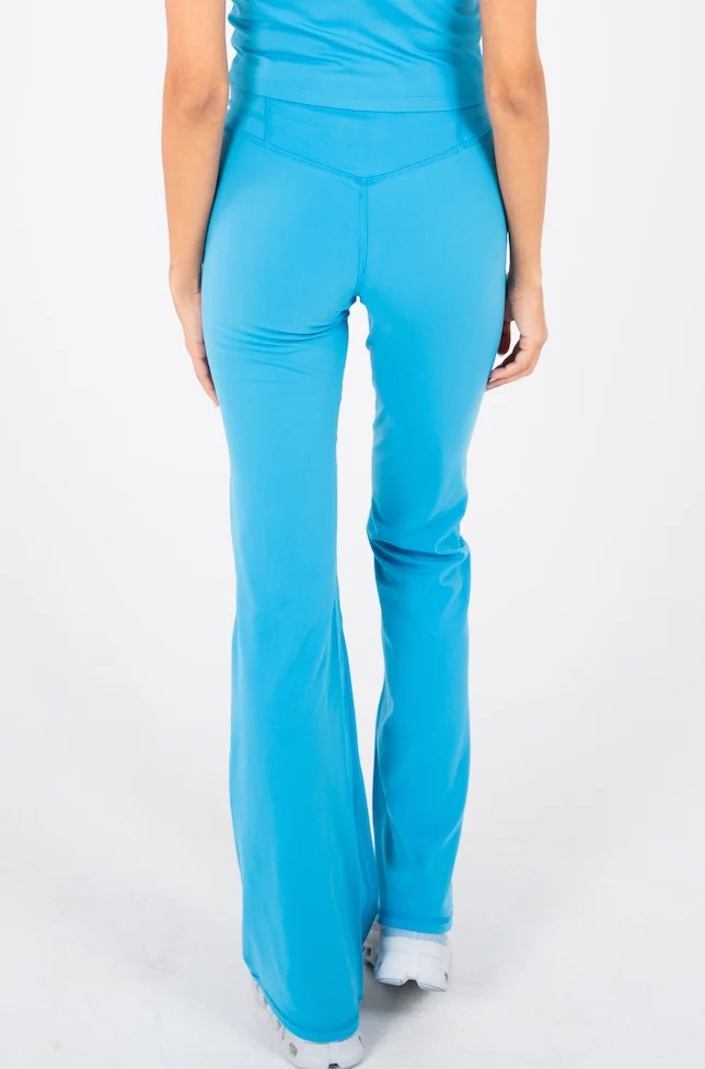 Ultra Soft Premium Flared Pants - Marine Blue
