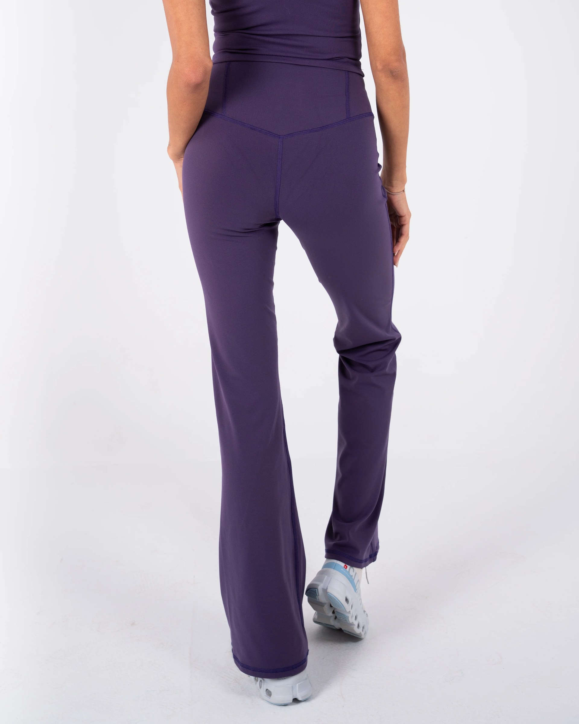 Ultra Soft Premium Flared Pants - Dark Berry