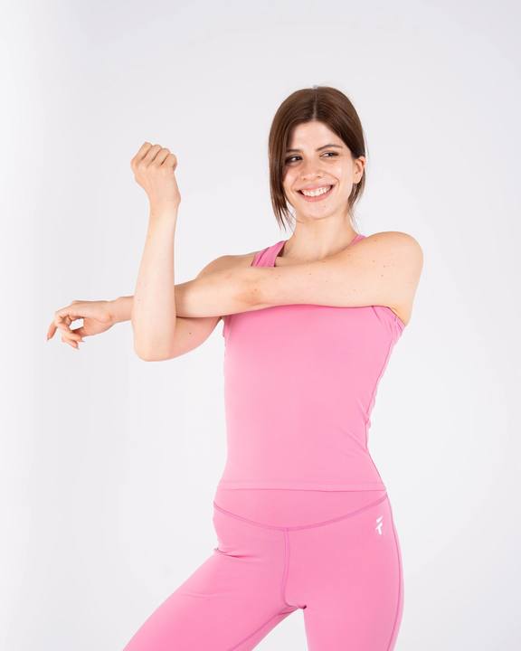 Ultra Soft Essential Longline Tank - Bubblegum Pink