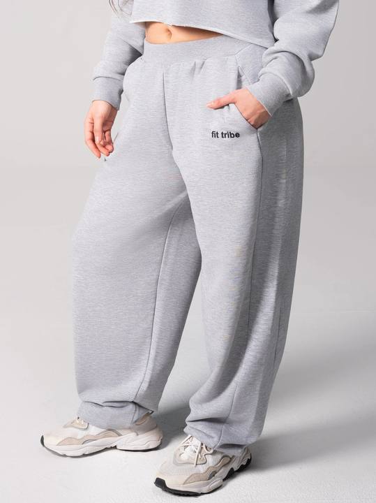 Off-Duty Cloud Cotton Balloon Pants - Grey