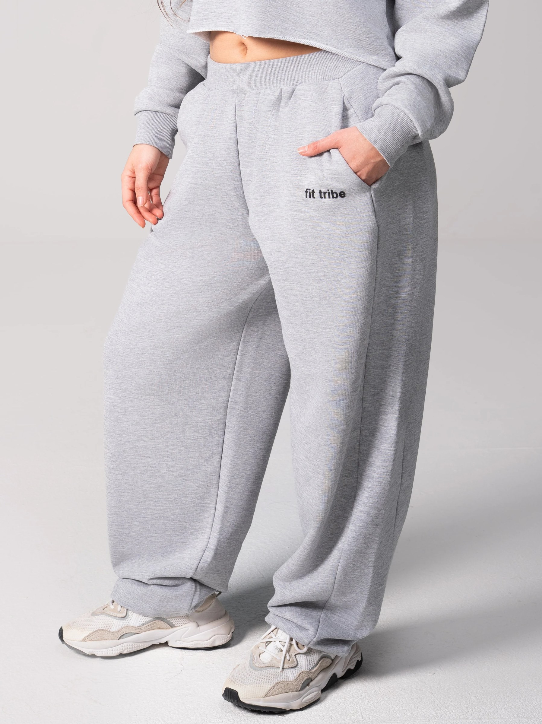 Off-Duty Cloud Cotton Balloon Pants - Grey