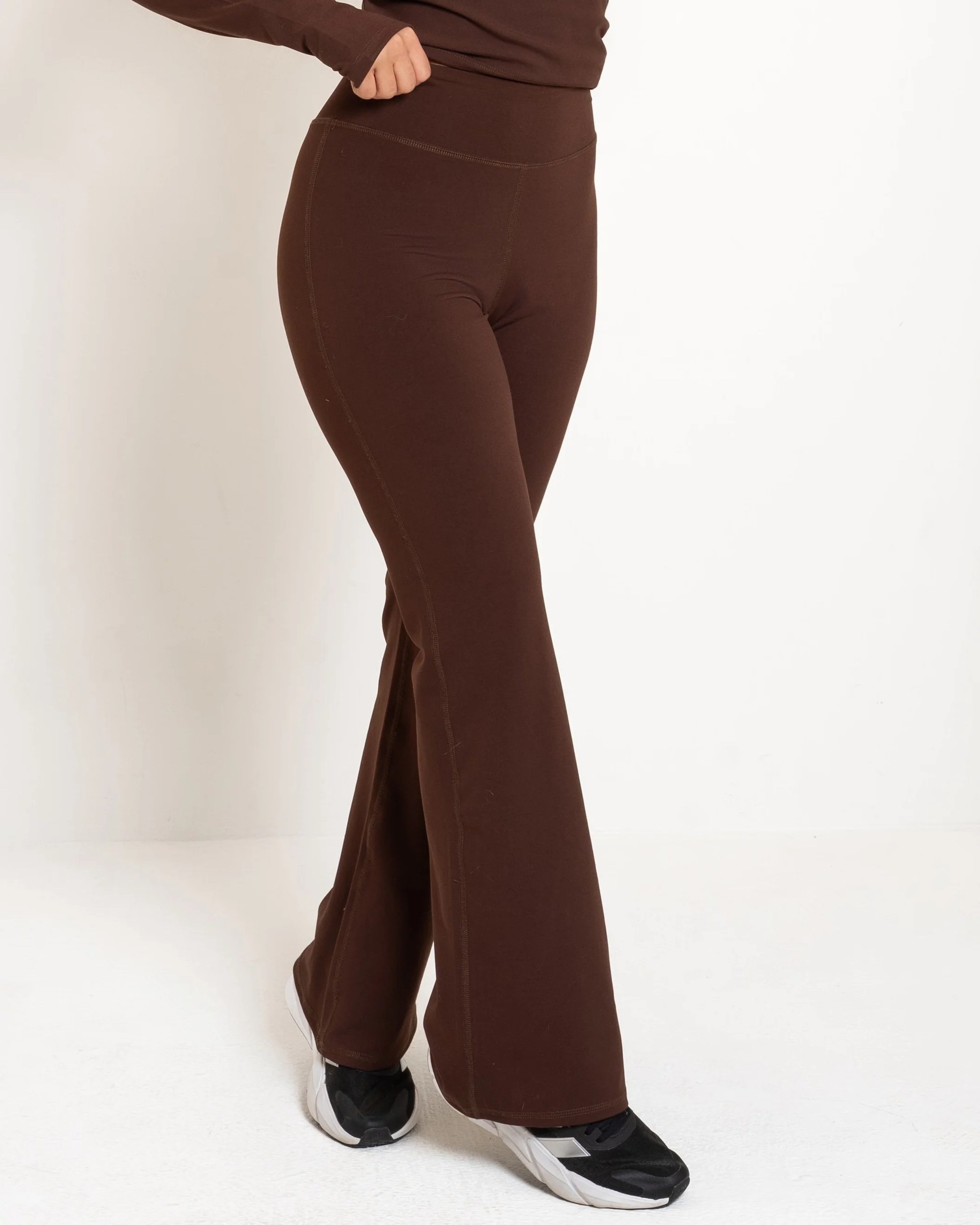 Ultra Soft Premium Flared Pants - Espresso