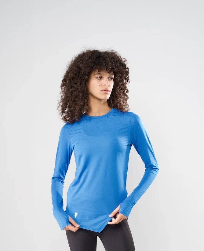 Essential Long Sleeve Top - Blue