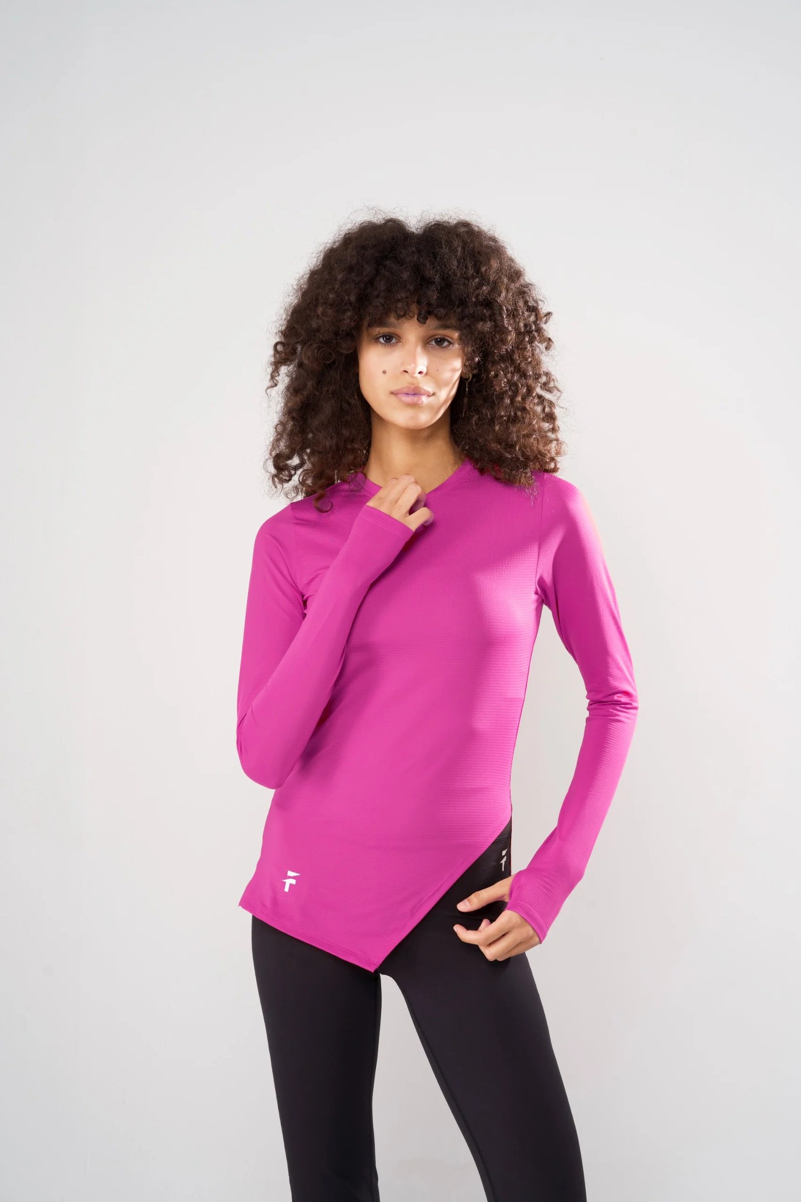Performance Long Sleeve Top - Magenta
