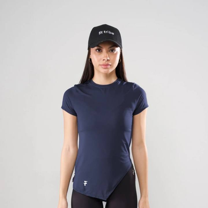Performance Short Sleeve Top - Navy Blue