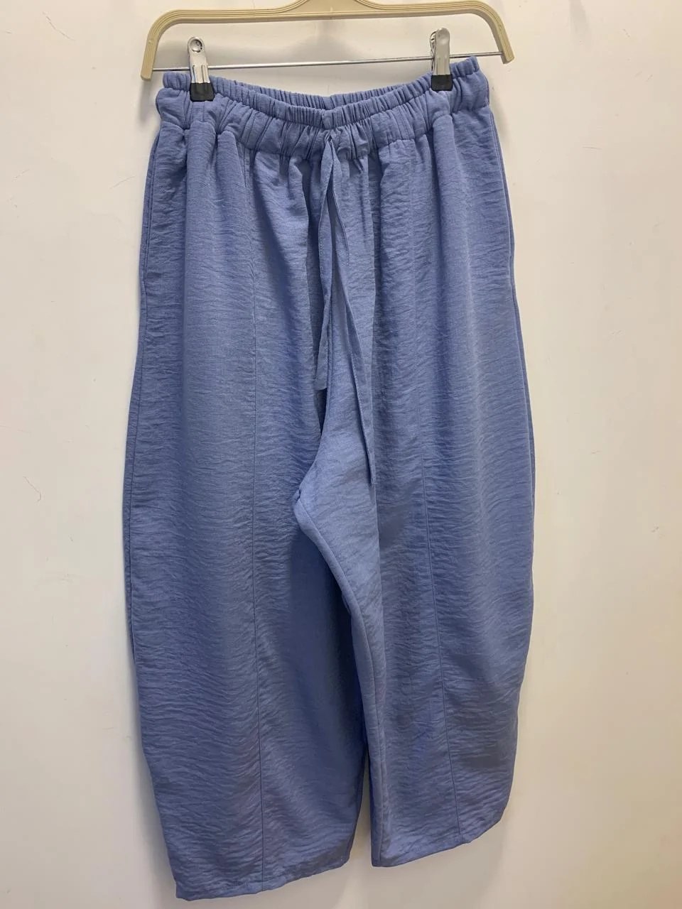 Dusty blue “ defect” balloon pants