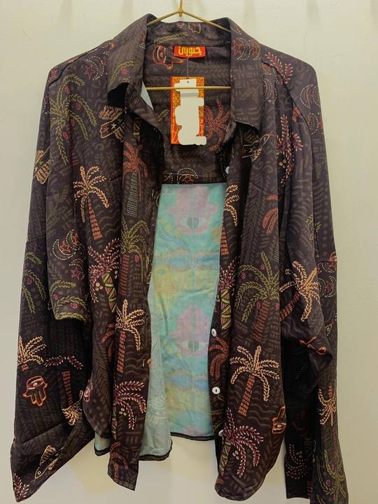 palms & stars “defect “ Butterfly shirt