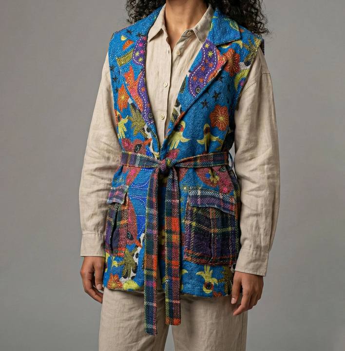 starlit Oasis The tweed vest