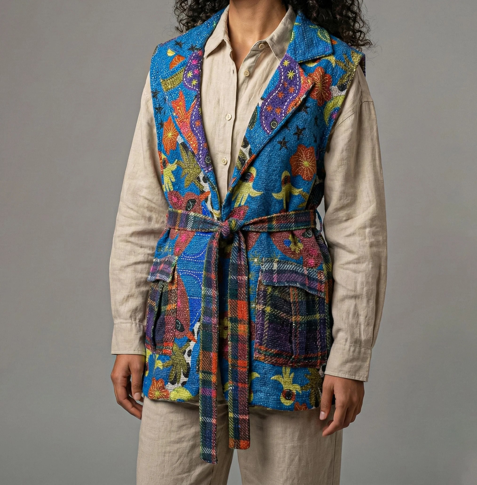 starlit Oasis The tweed vest