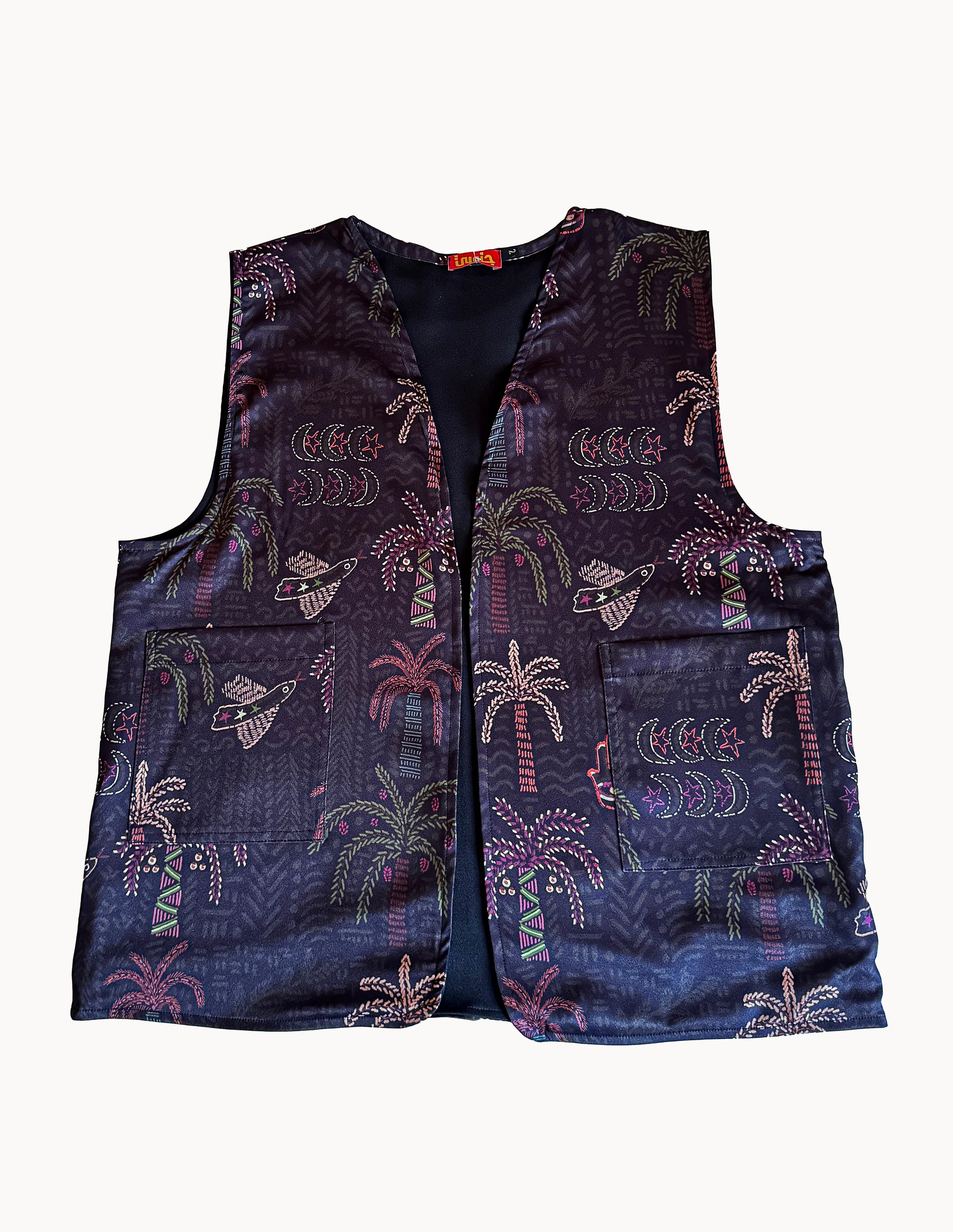 Palms & stars vest