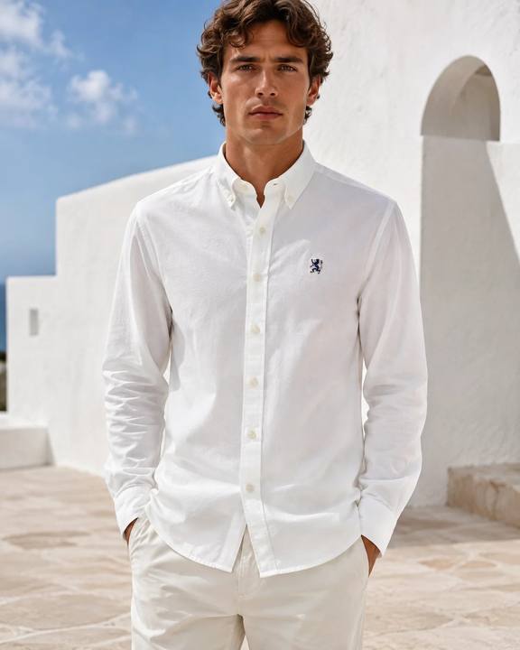 Men’s Long-Sleeve Oxford Shirt