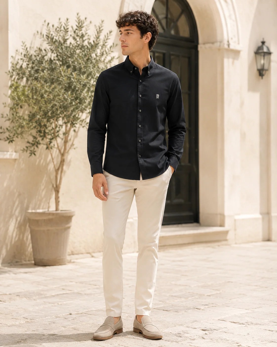 Men’s Long-Sleeve Oxford Shirt
