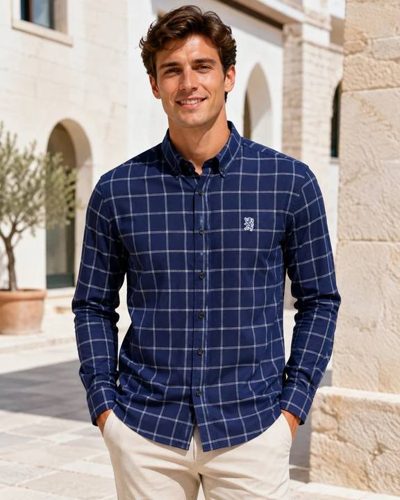 Men’s Long-Sleeve Oxford Shirt