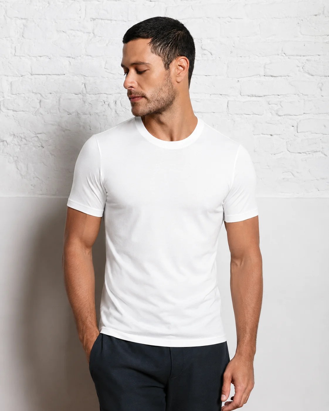 Men’s Crew Neck Undershirt 3-Pack