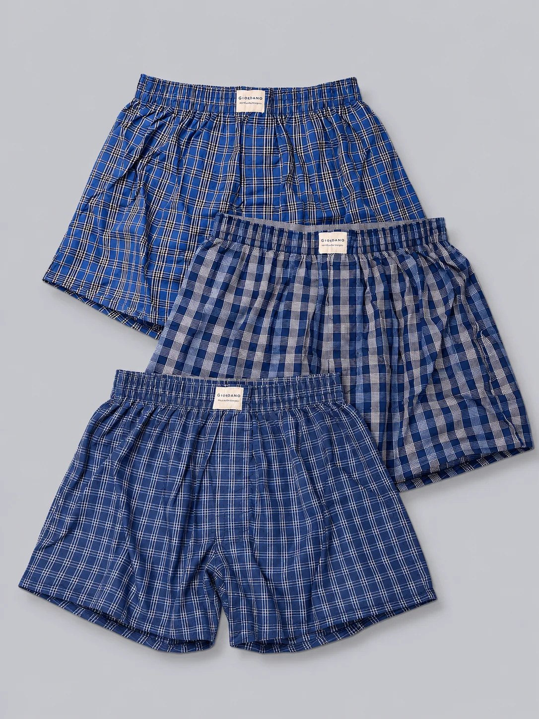 Men’s Woven Boxer Three-Pack
