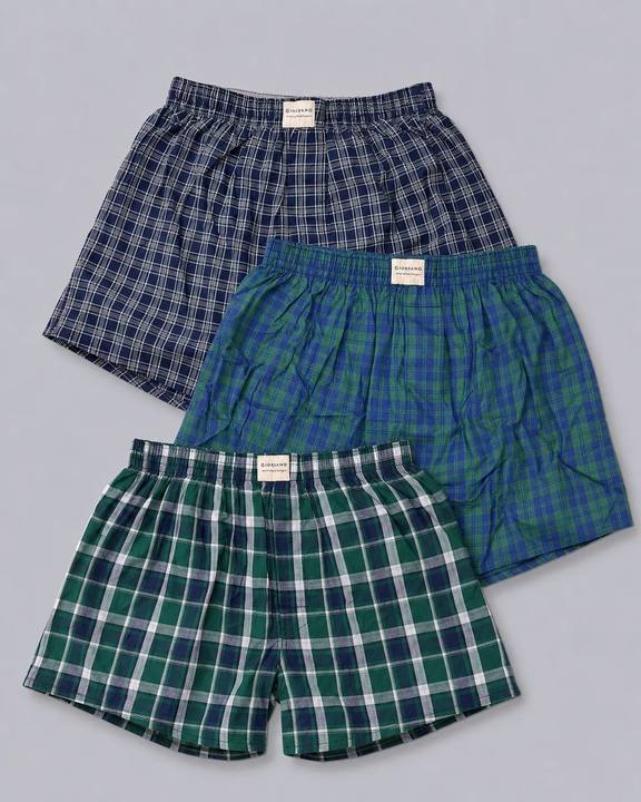 Men’s Woven Boxer Three-Pack