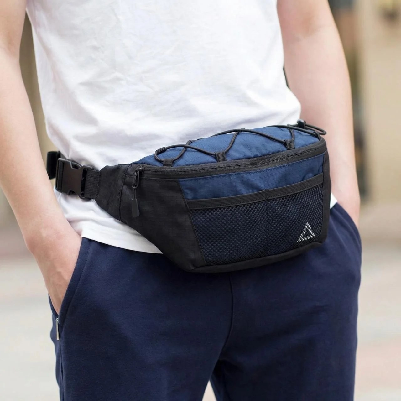 Compact Multi-Pocket Waist Bag