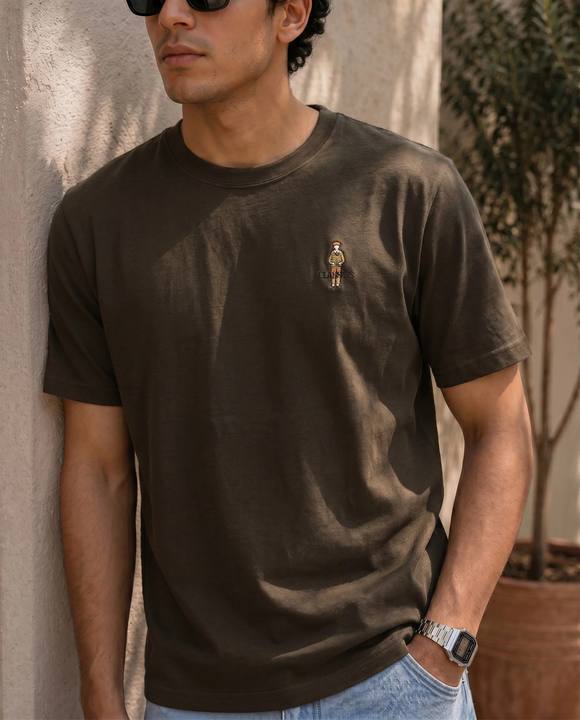 Men’s Embroidered Logo Crew Neck T-Shirt