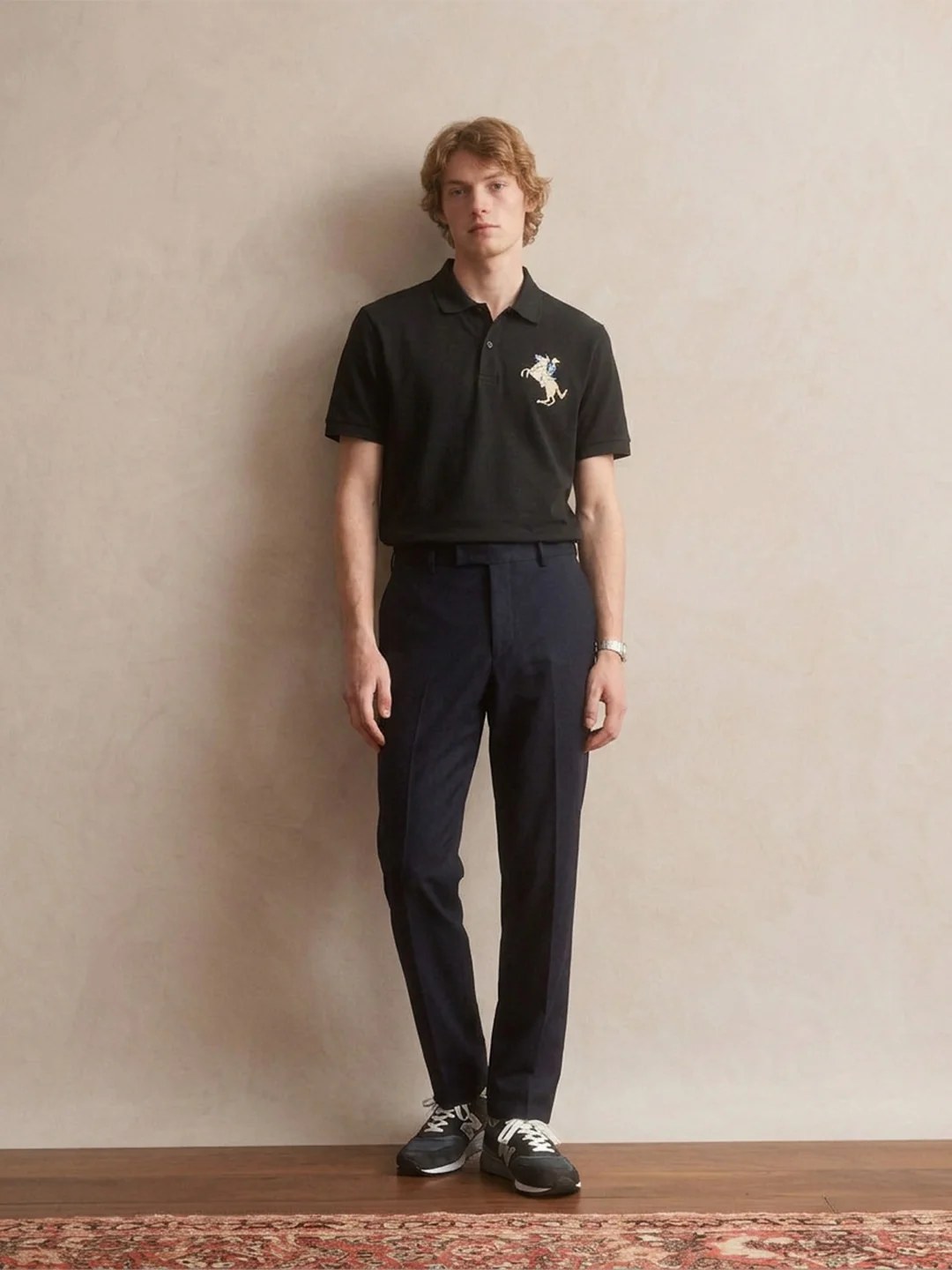 Men’s Embroidered Logo Polo T-Shirt