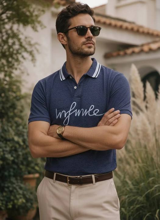 Men’s Graphic Polo T-Shirt
