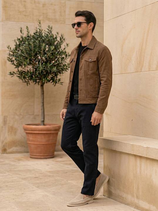 Slim Fit Stretch Linen