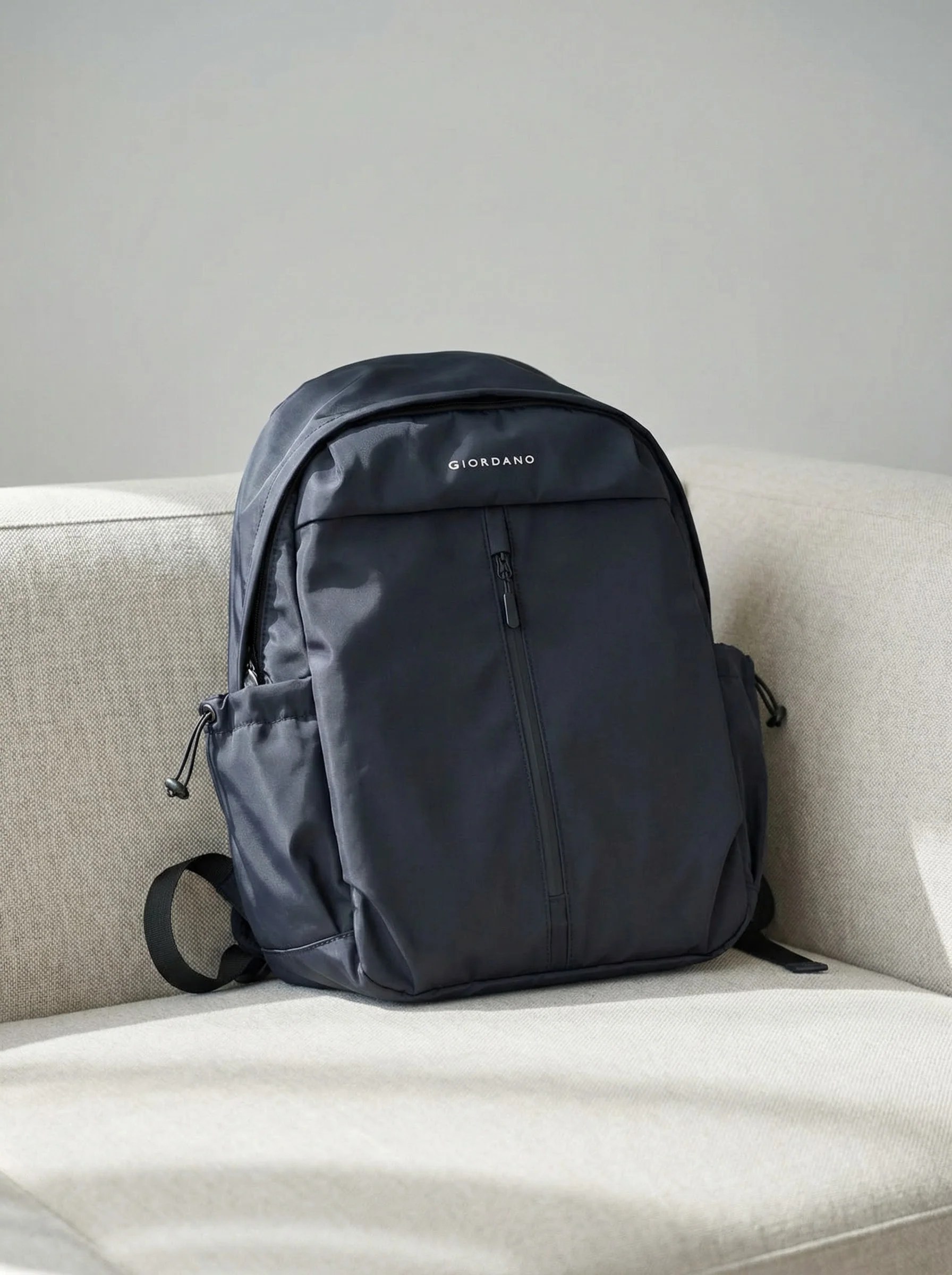 Minimal Zip-Front Backpack