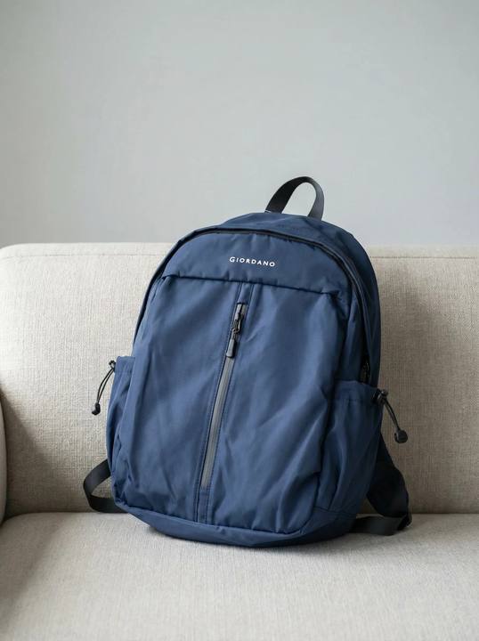 Minimal Zip-Front Backpack