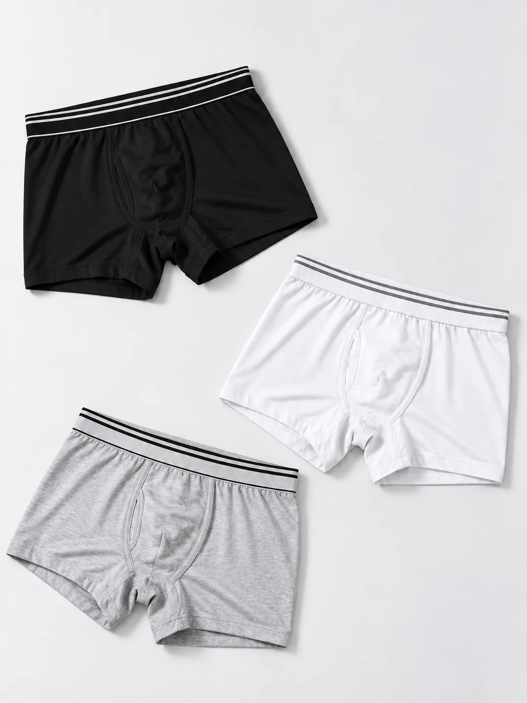 Cotton Boxer Brief Three-Pack