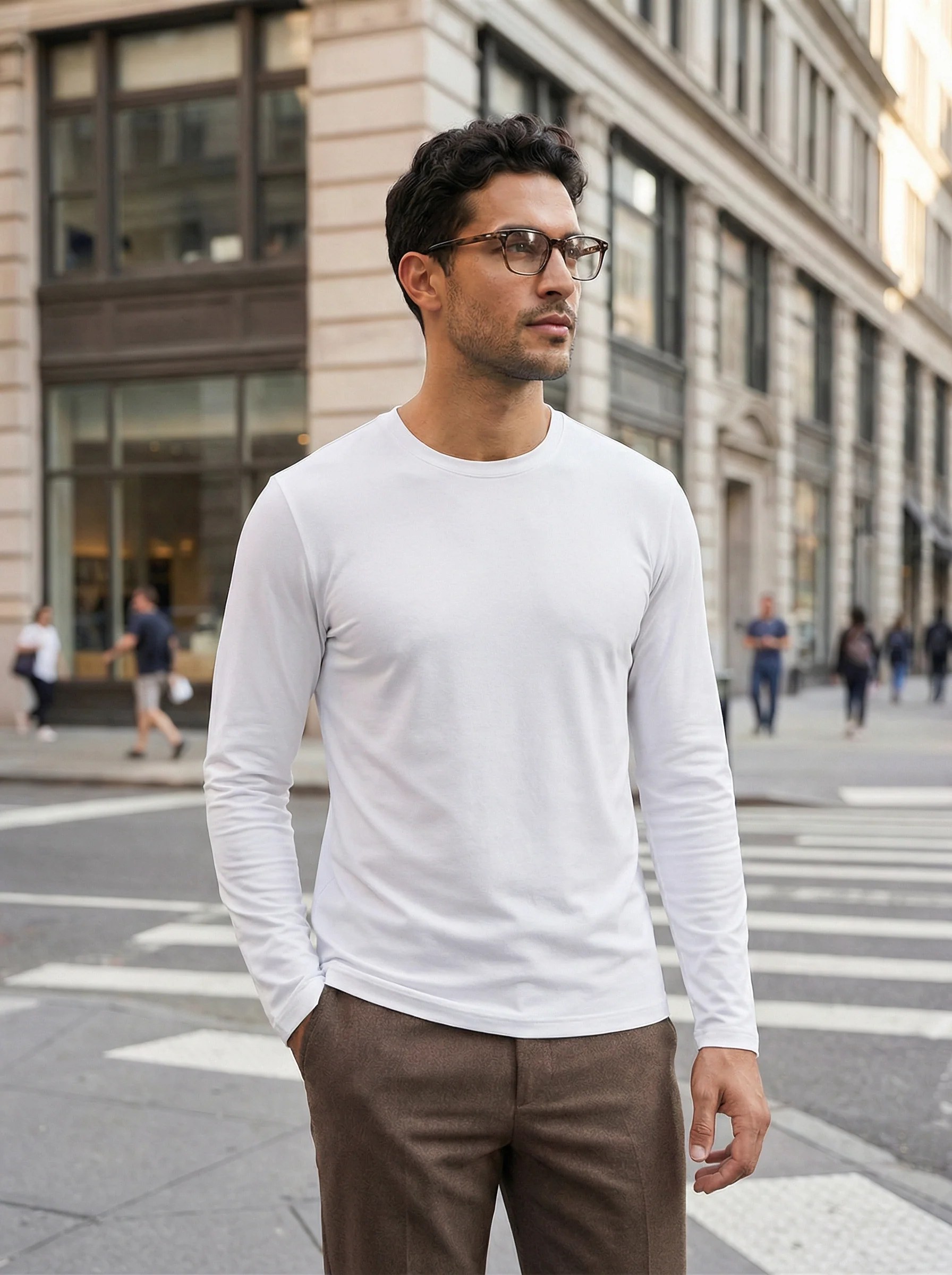 Slim Fit Long Sleeve Under-Shirt
